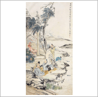 董其昌（1555-1636） 秋林晚翠图