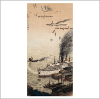 赵左（1573-1644） 山庄读书图